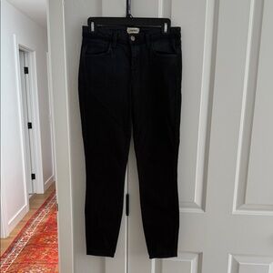 L'AGENCE Women's Classic Black Skinny Jeans